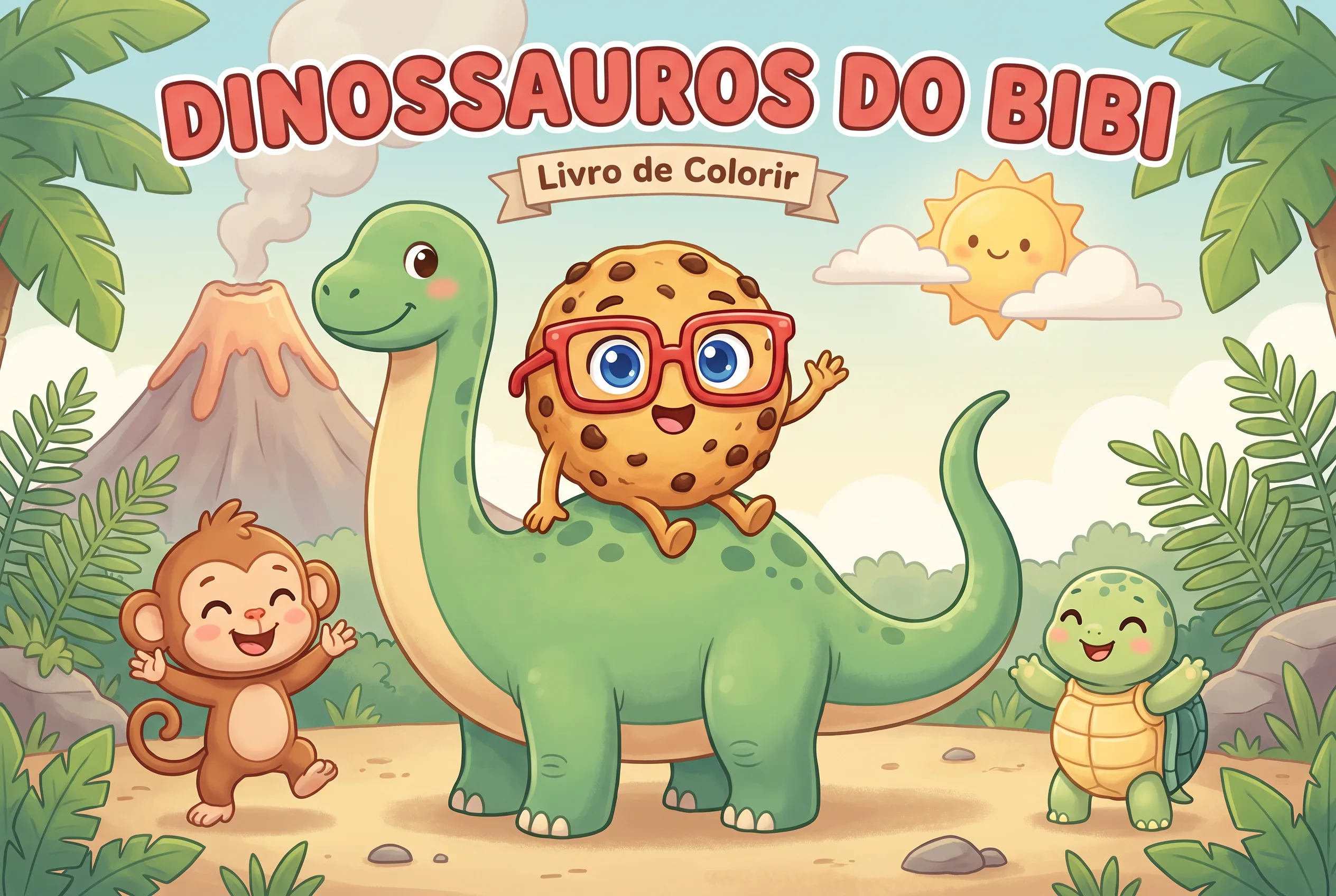Capa do livro Dinossauros do Bibi